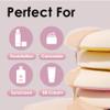 5Pcs Pale Pink Makeup Sponge For Foundation Concealer And Powder, Latex free Blender Sponge For Natural And Easy Makeup Soft Long-lasting And Beginner-friendly, Medium view 3