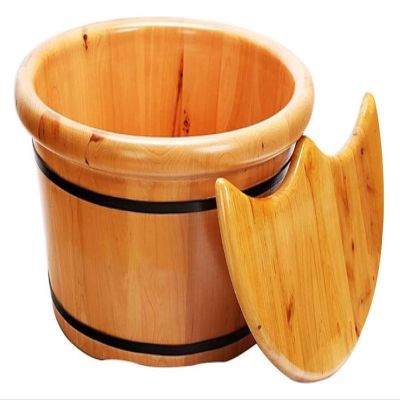 BMPAALN Solid Wood Foot Tub, Foot Baths Wood Foot Tub, Foot Massage Spa for Home,Large Foot Bath Spa Tub,Foot and Leg Spa for Adults, (Size : C)