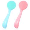 Amabro Silicone Manual Facial Cleansing Brush Skin Friendly Face Cleaning Scrubber Silicone Face Scrubber Exfoliating Brush for Exfoliating, Massaging, Remove Blackheads, Makeup Skincare Removal view 1
