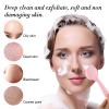Amabro Silicone Manual Facial Cleansing Brush Skin Friendly Face Cleaning Scrubber Silicone Face Scrubber Exfoliating Brush for Exfoliating, Massaging, Remove Blackheads, Makeup Skincare Removal view 4