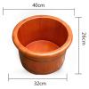 BMPAALN Solid Wood Foot Tub, Foot Baths Wood Foot Tub, Wooden Foot Basin Sauna Wooden Bucket,Foot and Leg Spa for Adults,Large Foot Bath Spa Tub, view 3
