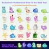 Bath Bombs for Kids with Toys Inside - 24 Pack Kids Bath Bombs with Glow in The Dark Surprise Toys Inside, Natural Organic Bubble Bath Fizzy, Valentines Day Gifts for Kid Girls Boys, Birthday Gifts view 2