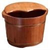 BMPAALN Solid Wood Foot Tub, Foot Baths Wood Foot Tub, Foot Tub Wooden Foot Basin Wood Bucket for Pedicure,Foot Basin for Adults,Foot Tub for Soaking Feet,Foot Bath Spa Tub, view 1