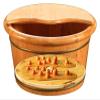 BMPAALN Solid Wood Foot Tub, Foot Baths Wood Foot Tub, Foot Tub Wooden Foot Basin Wooden Foot Basin,Cedar Foot Bath Barrel,Household Foot Washing Wooden Barrel view 3