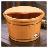 BMPAALN Solid Wood Foot Tub, Foot Baths Wood Foot Tub, Foot Tub Wooden Foot Basin Wooden Foot Basin,Cedar Foot Bath Barrel,Household Foot Washing Wooden Barrel view 4
