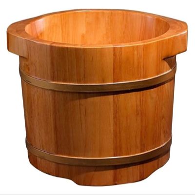 BMPAALN Solid Wood Foot Tub, Foot Baths Wood Foot Tub, Wooden Foot Basin Wooden Foot Basin,Pedicure Bowl Spa Massage Oak Foot Bath Barre,