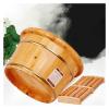 BMPAALN Solid Wood Foot Tub, Foot Baths Wood Foot Tub, Wooden Foot Basin Foot Bath Spa Tub,Wood Bucket for Pedicure,Foot Basin for Adults,Foot Tub for Soaking Feet, view 3