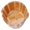 BMPAALN Solid Wood Foot Tub, Foot Baths Wood Foot Tub, Foot Tub Wooden Foot Basin Foot Bath Barrel, Fir Foot Barrel, Thickened Ear Design, Suitable for Families, view 1
