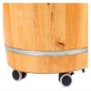 BMPAALN Solid Wood Foot Tub, Foot Baths Wood Foot Tub, Wooden Foot Basin Foot and Leg Spa for Adults,Sauna Wooden Bucket,Large Foot Bath Spa Tub,Foot Massage Spa for Home, view 4