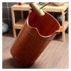 Solid Wood Foot Tub, Foot Baths Wood Foot Tub, Wooden Foot Basin Foot Tub/ Heightening Foot Bath Barrel Solid Wood Movable Universal Wheel With Cover Massage Beads Foot Massage Basin, Soak, Massage, S view 2