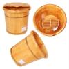 BMPAALN Solid Wood Foot Tub, Foot Baths Wood Foot Tub, Wooden Foot Basin Foot and Leg Spa,Thick Sturdy Wooden Spa Basin for Pedicure and Massage  Very Good to Soak Your Feet, Toe Nails, view 2