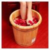 BMPAALN Solid Wood Foot Tub, Foot Baths Wood Foot Tub, Wooden Foot Basin Foot and Leg Spa,Thick Sturdy Wooden Spa Basin for Pedicure and Massage  Very Good to Soak Your Feet, Toe Nails, view 3