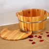 BMPAALN Solid Wood Foot Tub, Foot Baths Wood Foot Tub, Foot Tub Wooden Foot Basin Pedicure Bowl,Thick Sturdy Wooden Spa Basin for Pedicure and Massage view 2