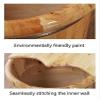 BMPAALN Solid Wood Foot Tub, Foot Baths Wood Foot Tub, Wooden Foot Basin Household Gift Foot Soaker Tub,Wooden Foot SoakWooden Foot Basin,Solid Wood Foot Tub, view 3