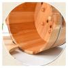 BMPAALN Solid Wood Foot Tub, Foot Baths Wood Foot Tub, Wooden Foot Basin Relax Pedicure Foot Bath,Foot Massage Spa for Home,Foot and Leg Spa for Adults,Large Foot Bath Spa Tub, view 2