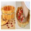 BMPAALN Solid Wood Foot Tub, Foot Baths Wood Foot Tub, Wooden Foot Basin Relax Pedicure Foot Bath,Foot Massage Spa for Home,Foot and Leg Spa for Adults,Large Foot Bath Spa Tub, view 4
