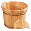 BMPAALN Solid Wood Foot Tub, Foot Baths Wood Foot Tub, Wooden Foot Basin Electric Foot MassagersHousehold Small Wooden Foot Bath Bowl, with Lid Wellness Foot Bucket, view 1