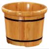 BMPAALN Solid Wood Foot Tub, Foot Baths Wood Foot Tub, Foot Tub Wooden Foot Basin Foot Bath Barrel, Fir Foot Barrel, Thickened Ear Design, Suitable for Families, view 2