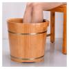 BMPAALN Solid Wood Foot Tub, Foot Baths Wood Foot Tub, Wooden Foot Basin Solid Wood Foot Tub,Pedicure Spa Oak Casks,Pedicure Bowl Spa Massage Pedicure Barrels, view 2