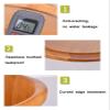 BMPAALN Solid Wood Foot Tub, Foot Baths Wood Foot Tub, Wooden Foot Basin Solid Wood Foot Tub,Pedicure Spa Oak Casks,Pedicure Bowl Spa Massage Pedicure Barrels, view 4