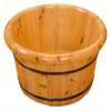 BMPAALN Solid Wood Foot Tub, Foot Baths Wood Foot Tub, Wooden Foot Basin Solid Wood Foot Tub,Cedar Foot Bath Barrel,Pedicure Bowl Spa Massage Cedar Pedicure Barrels, (Color : Without Lid) view 1