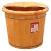 BMPAALN Solid Wood Foot Tub, Foot Baths Wood Foot Tub, Foot Tub Wooden Foot Basin Foot Bath Basin/Spa, with Removable Rollers Foot Massage, Cypress Wood Foot Soaking Foot, view 1