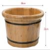 BMPAALN Solid Wood Foot Tub, Foot Baths Wood Foot Tub, Foot Tub Wooden Foot Basin Large Foot Bath Spa Tub,Sauna Wooden Bucket,Relax Pedicure Foot Bath, (Size : A) view 2
