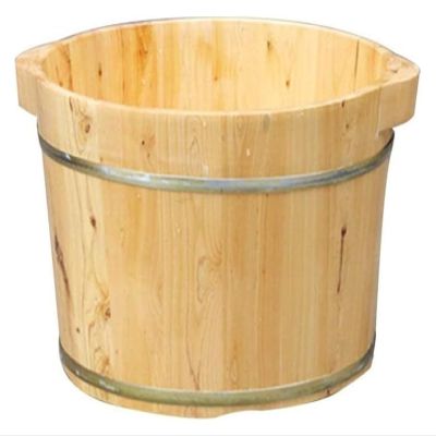 BMPAALN Solid Wood Foot Tub, Foot Baths Wood Foot Tub, Wooden Foot Basin Pedicure Basin Cedar Wood Foot Bath Barrel Foot Pub Wooden Foot Pedicure Home Pedicure Foot Massagers (Color : A)