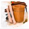 BMPAALN Solid Wood Foot Tub, Foot Baths Wood Foot Tub, Household Foot Bath Wooden Foot Basin, Foot Tub Household, Pedicure Basin, Foot Massage Basin view 4