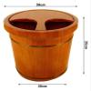 BMPAALN Solid Wood Foot Tub, Foot Baths Wood Foot Tub, Wooden Foot Basin Large Foot Soak Tub,Foot Basin for Foot Bath,Soak,Foot Soak Bucket Made of Solid Wood, (Size : B) view 3