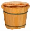 BMPAALN Solid Wood Foot Tub, Foot Baths Wood Foot Tub, Foot Tub Wooden Foot Basin Foot Tub,Pedicure Basin, Foot Massage Basin,Solid Wood Foot Tub,with Massage Function, Home, Hotel, (Color : A) view 1