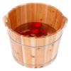 BMPAALN Solid Wood Foot Tub, Foot Baths Wood Foot Tub, Foot Tub Wooden Foot Basin Foot Soaking Tub,Natural Fir Wood Foot Soaking Barrel Bucket,Foot Wash Basin for Foot Bath, view 2