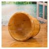 BMPAALN Solid Wood Foot Tub, Foot Baths Wood Foot Tub, Wooden Footbath, Family Massage Foot Tub, Smooth and Delicate Pedicure Bucket Foot Bath Spa Bowl for Feet Stress Relief (Color : A) view 3