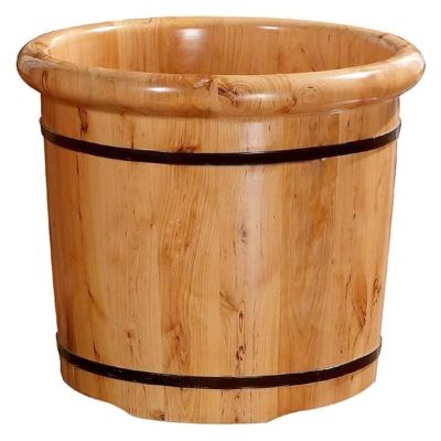 BMPAALN Solid Wood Foot Tub, Foot Baths Wood Foot Tub, Foot Tub Wooden Foot Basin Foot Tub Bath Spa, Water Spa Foot Soaking Basin Tub for Foot Massage Spa