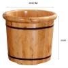 BMPAALN Solid Wood Foot Tub, Foot Baths Wood Foot Tub, Foot Tub Wooden Foot Basin Foot Tub Bath Spa, Water Spa Foot Soaking Basin Tub for Foot Massage Spa view 4