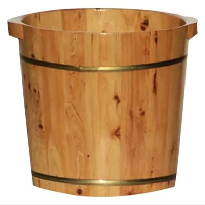 BMPAALN Solid Wood Foot Tub, Foot Baths Wood Foot Tub, Foot Tub Wooden Foot Basin Foot Bath Barrel, Solid Wood Foot Bath Barrel, Hot Spring Wood Bathtub, (Size : Small)