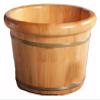 BMPAALN Solid Wood Foot Tub, Foot Baths Wood Foot Tub, Foot Tub Wooden Foot Basin Reducing Stress Household with Cover Thickening Tub Cedar Barrel Foot tub Foot Bath Barrel view 1