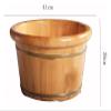 BMPAALN Solid Wood Foot Tub, Foot Baths Wood Foot Tub, Foot Tub Wooden Foot Basin Reducing Stress Household with Cover Thickening Tub Cedar Barrel Foot tub Foot Bath Barrel view 2
