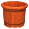 BMPAALN Solid Wood Foot Tub, Foot Baths Wood Foot Tub, Wooden Foot Basin Wooden Foot Basin,Oak Foot Bath Barre,Pedicure Bowl Spa Massage Home Oak Foot Tub view 1