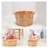 BMPAALN Solid Wood Foot Tub, Foot Baths Wood Foot Tub, Wooden Foot Basin Foot Soak Bucket Made of Solid Wood,Foot Basin for Foot Bath,Soak,or DetoxLarge Foot Soak Tub, view 4
