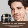 Face Scrub for Men, Facial Scrub for Deep Exfoliating, Cleansing, Removing Blackheads, Ingrown Hairs, Pre-shave Soften, Organic Formulated with Coffee Extract, AHA and BHA Face Exfoliator 4.23 oz+9 oz view 4