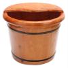 BMPAALN Solid Wood Foot Tub, Foot Baths Wood Foot Tub, Wooden Foot Basin Sauna Wooden Bucket,Large Foot Bath Spa Tub,Foot and Leg Spa for Adults,Foot Massage Spa for Home (Size : B) view 2