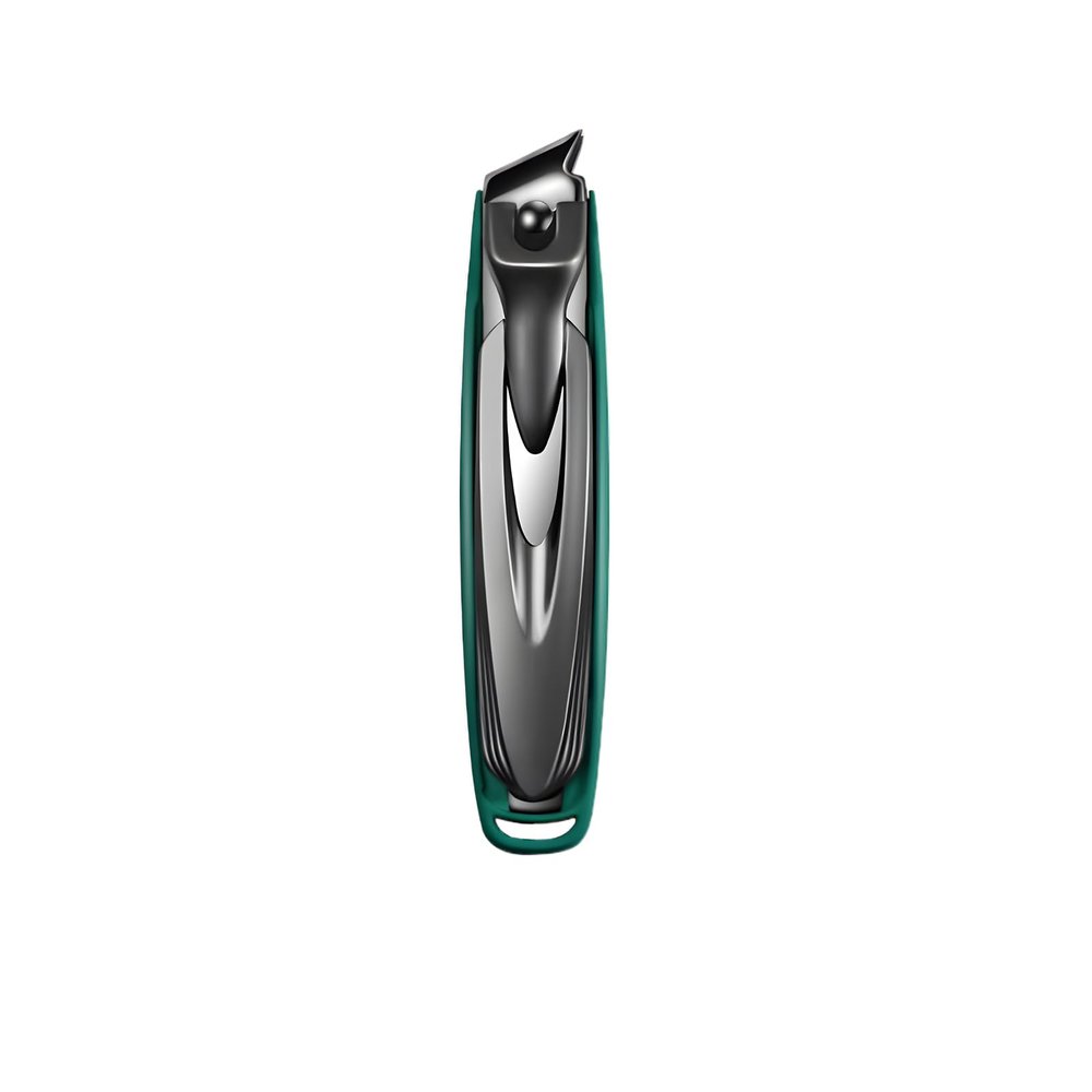 AGYCMF Portable Splash-Proof Nail Clippers, Fashionable Design, Thick Nails, Ingrown Nails Special, Home Travel (Dark Green) Multifunctional