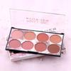 Blush Palette Makeup Blush Cream Palette Face Powder Blusher with 8 Blush 42G Blush pan view 4