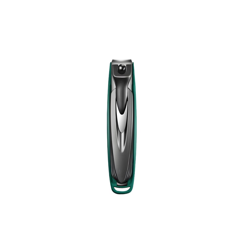 AGYCMF Portable Splash-Proof Nail Clippers, Fashionable Design, Thick Nails, Ingrown Nails Special, Home Travel (Dark Green) Multifunctional