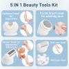 Electric Shaver - Razor - Trimmer for Women Grooming Kit: Women's 5-in-1 Hair Removal Device for Facial Hair Removal and Facial Cleansing & Foot Callus Remover view 3