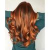 13X4 HD Lace Front Short Bob Body Wave Wig With Baby Hair Ginger Orange Natural Wave 100% Virgin Human Hair Pre Plucked Glueless Brazilian Remy Wig 150% Density For Black Women 14 Inch view 2