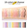 18 Colors Eyeliner Pencil Waterproof Pen Long-lasting Colorful Matte Liquid Eye Liner Smooth Make Up Tool Colorful Eyeliner Set Pencil Women Waterproof view 2