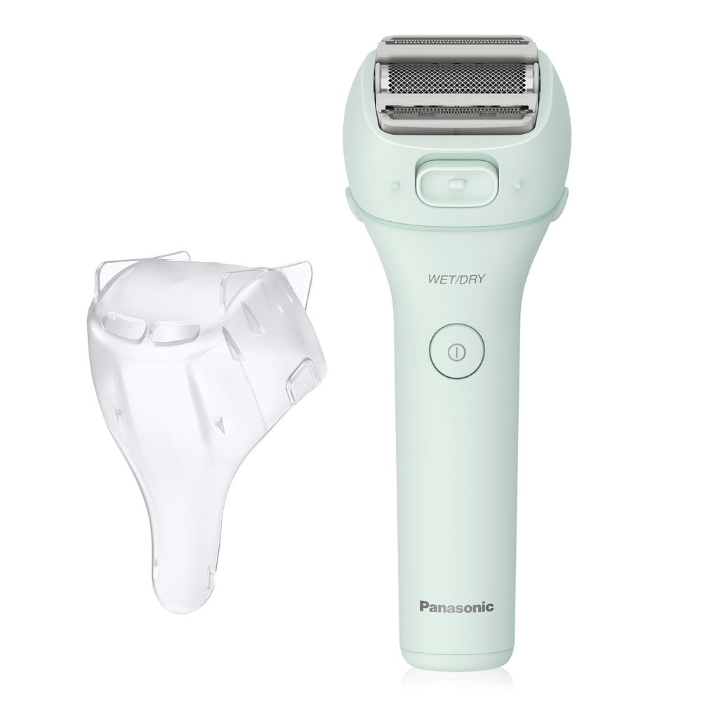 Panasonic Electric Bikini Trimmer, Women's Waterproof, Full-Body Cordless Electric Razors for Women with Bikini Attachments, 3 Hypoallergenic Blades, for Travel, Shower and Everyday Use - ES-AWL6AG