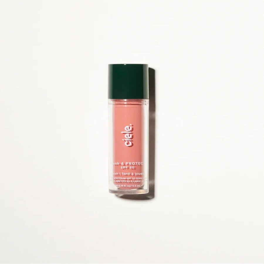 ciele blush & PROTECT SPF 50+ hydrating liquid blush - Elodie (hot coral)